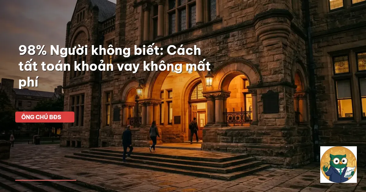 tất toán khoản vay