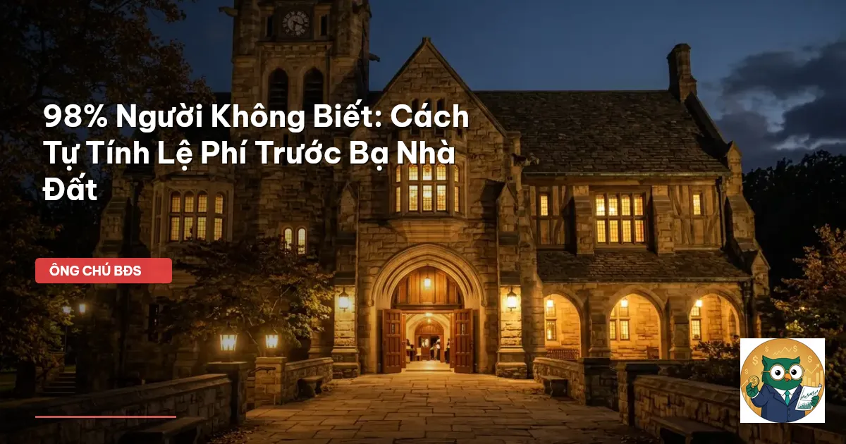 lệ phí trước bạ