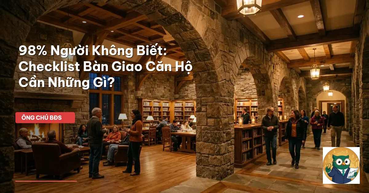 nhận bàn giao căn hộ