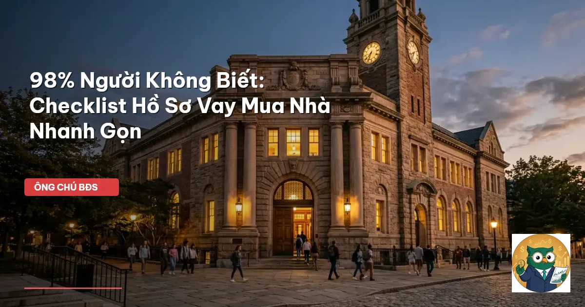 hồ sơ vay mua nhà