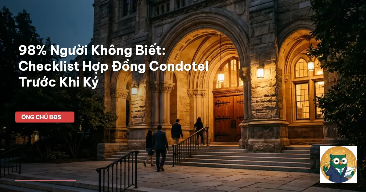 hợp đồng mua bán condotel