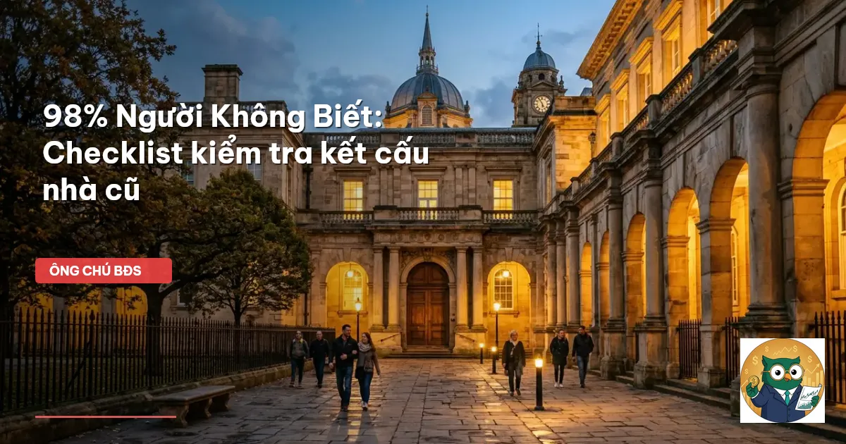 kiểm tra nhà cũ