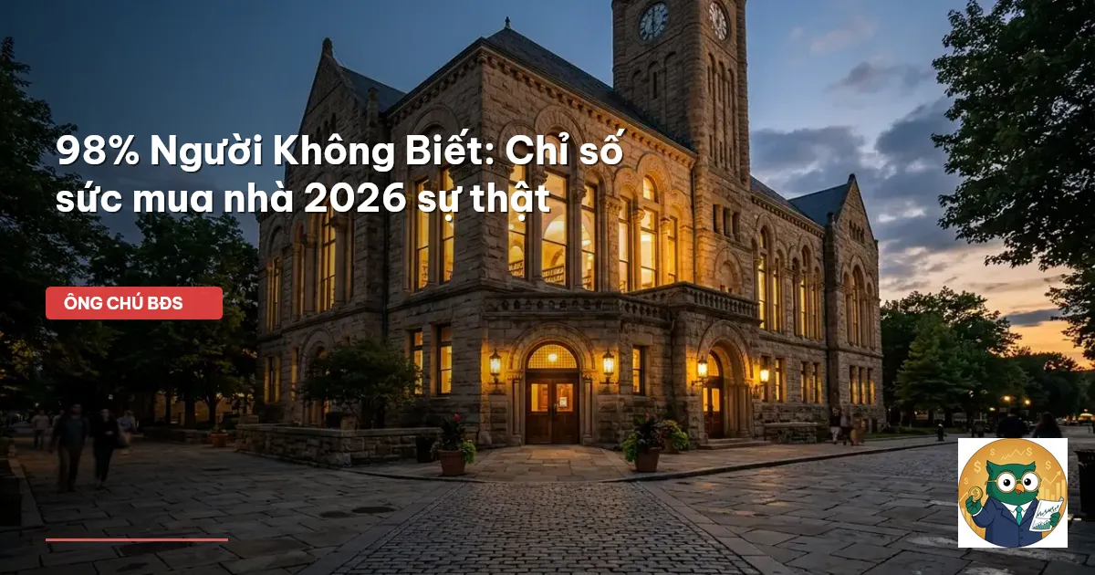 chỉ số sức mua nhà