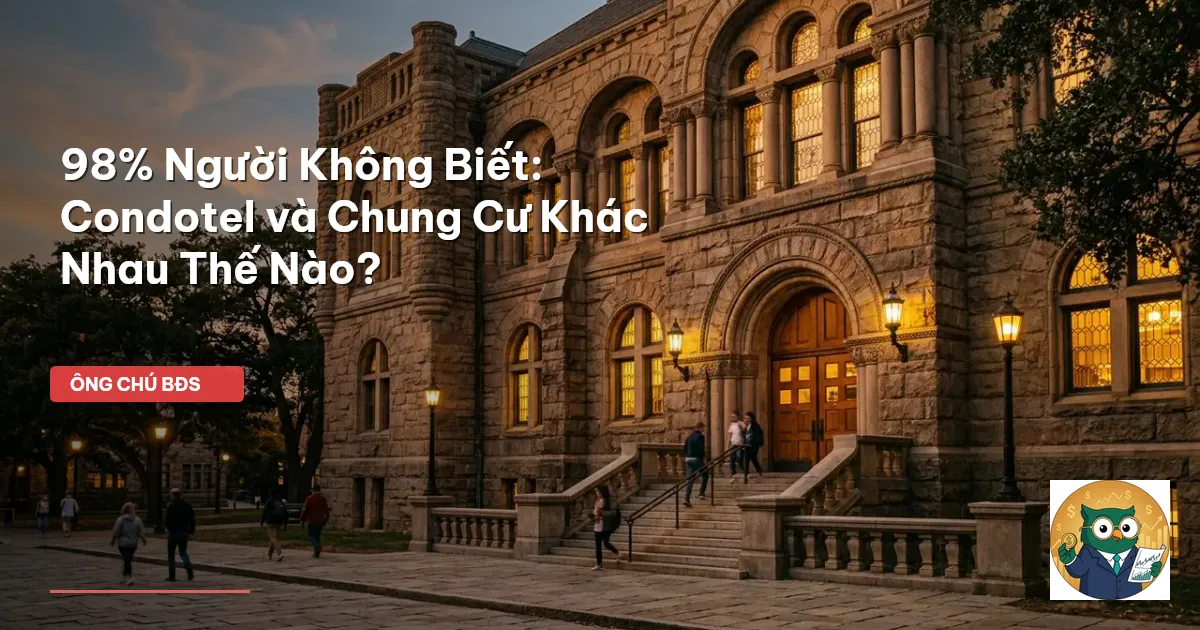 so sánh condotel và chung cư