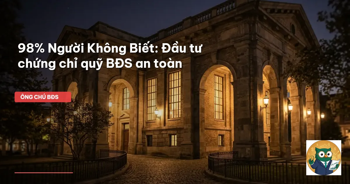 chứng chỉ quỹ BĐS