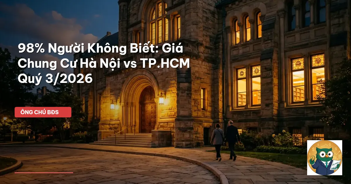 giá chung cư Hà Nội quý 3 2026