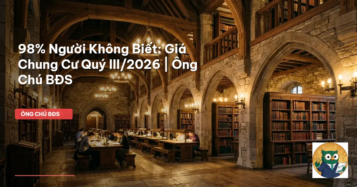 giá chung cư quý 3 2026