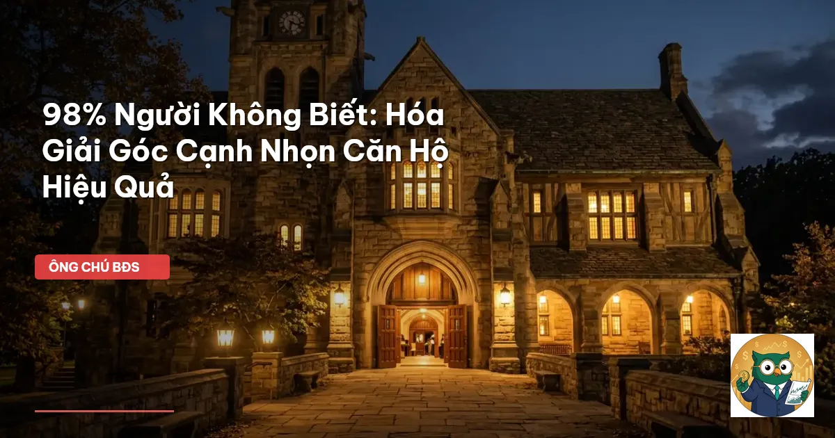 hóa giải góc nhọn