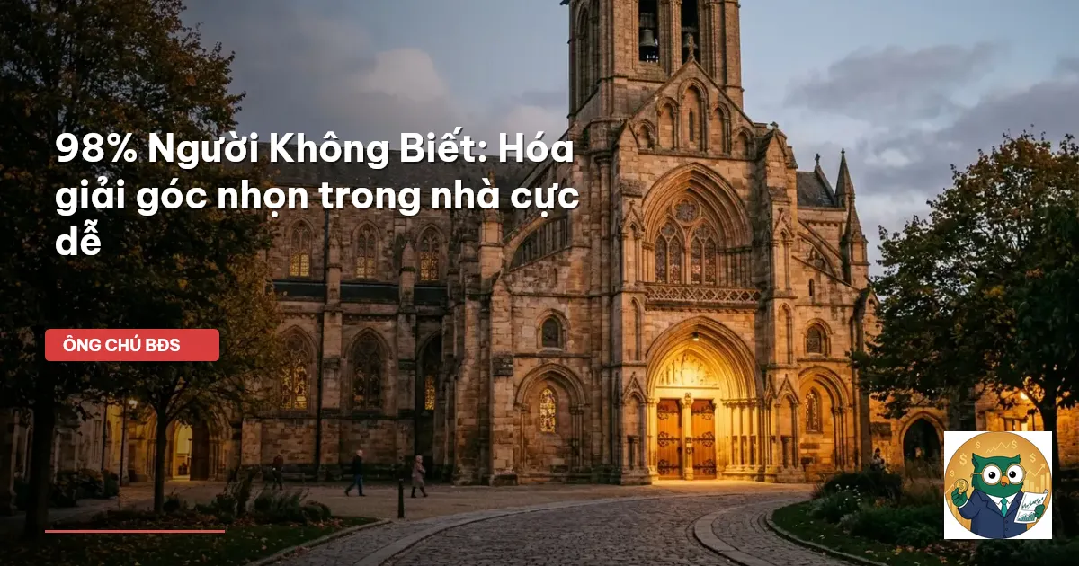 hóa giải góc nhọn