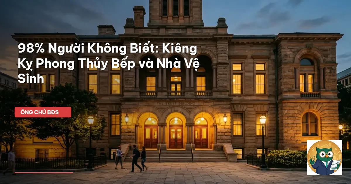 phong thủy bếp và nhà vệ sinh