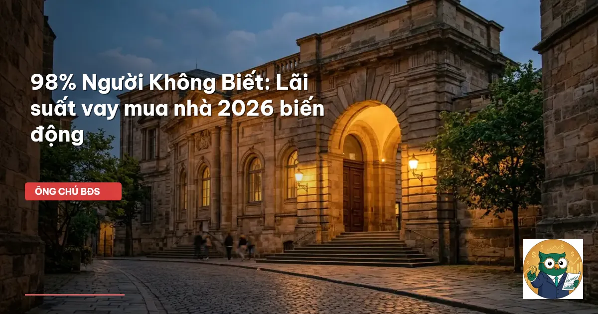 lãi suất vay mua nhà 2026