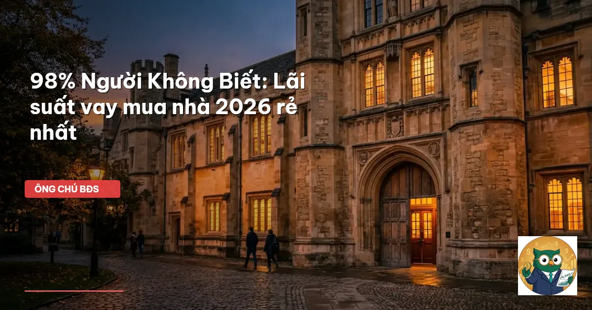 lãi suất vay mua nhà 2026