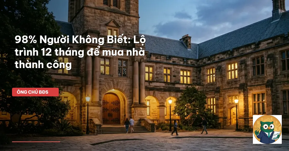 lộ trình mua nhà