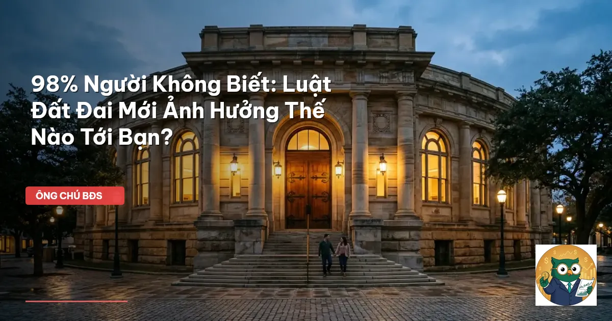 luật đất đai mới ảnh hưởng người mua