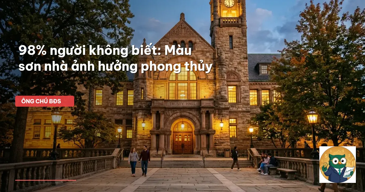 màu sơn nhà theo mệnh