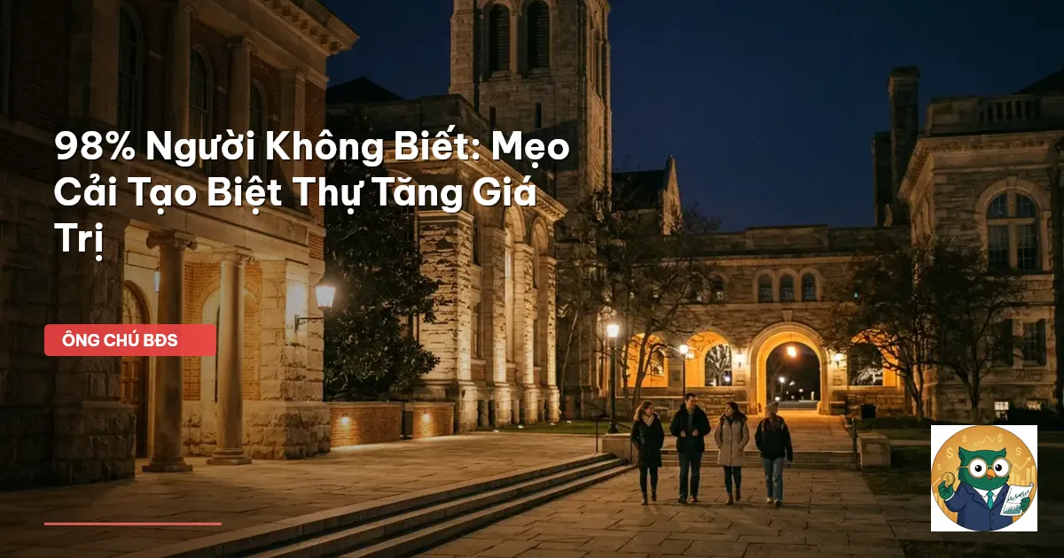 cải tạo biệt thự