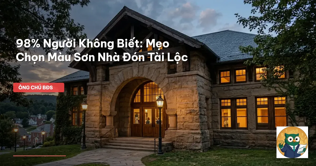 màu sơn nhà theo tuổi