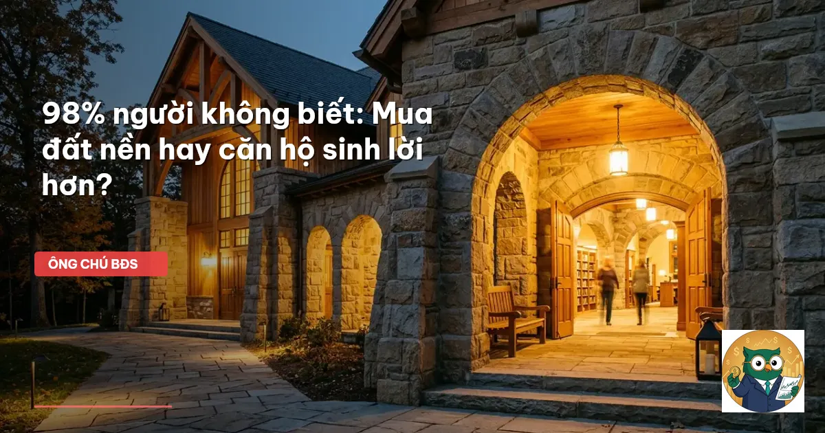 mua đất nền hay căn hộ
