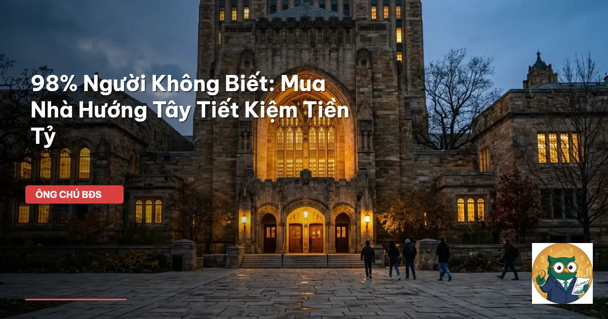 mua nhà hướng Tây