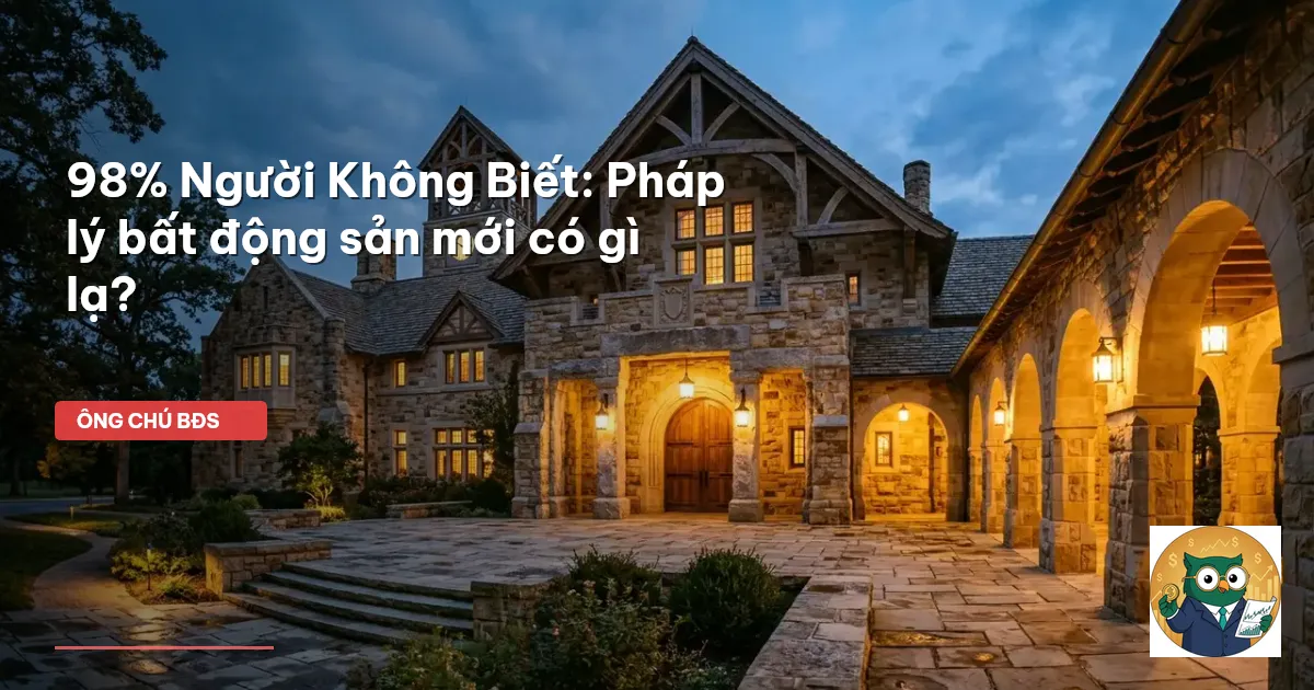 pháp lý bất động sản mới nhất