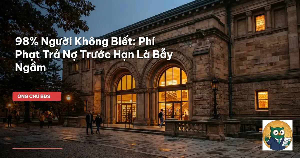 phí phạt trả nợ trước hạn
