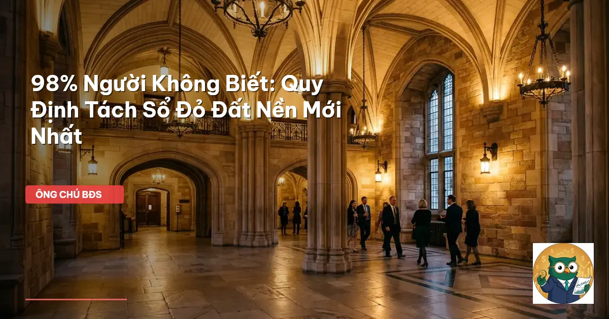 tách sổ đỏ