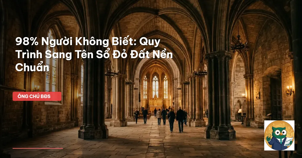 sang tên sổ đỏ