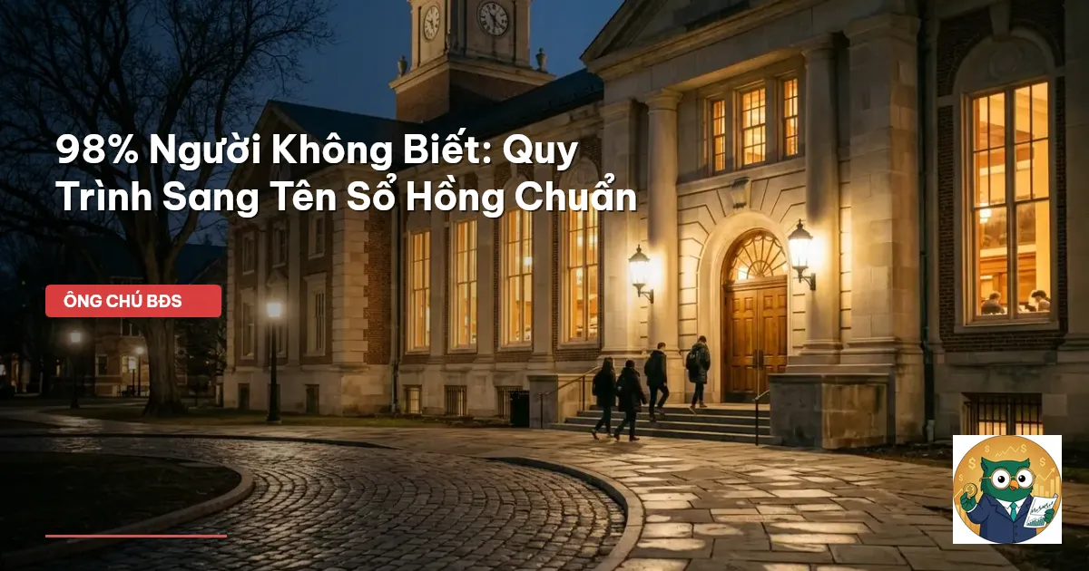 sang tên sổ hồng