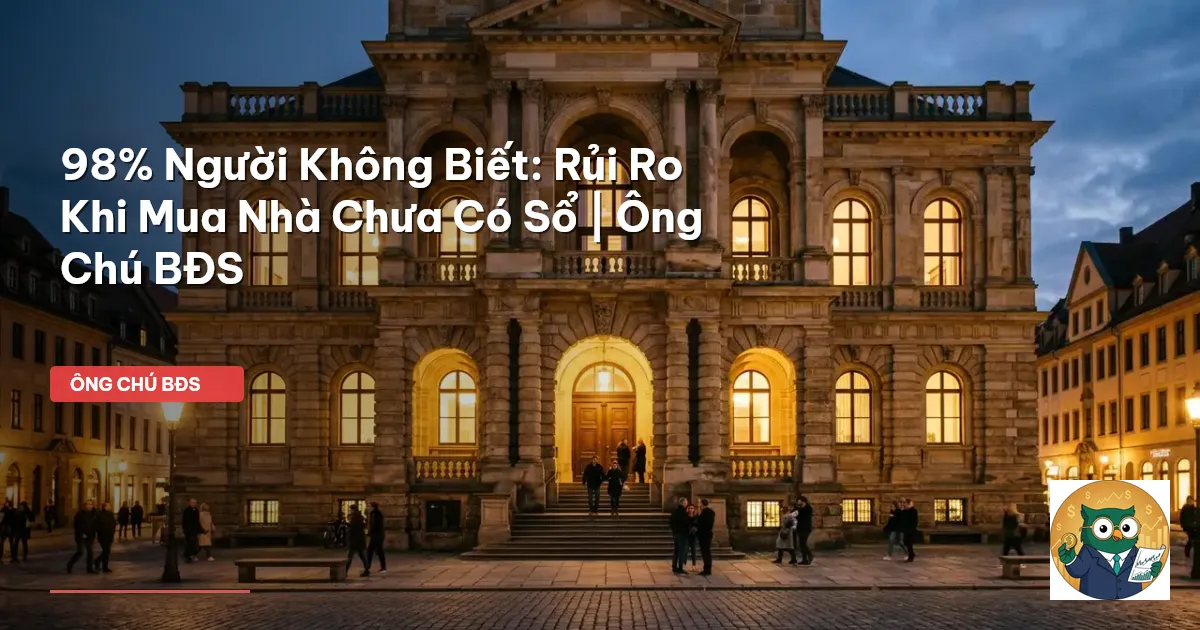 mua nhà chưa có sổ