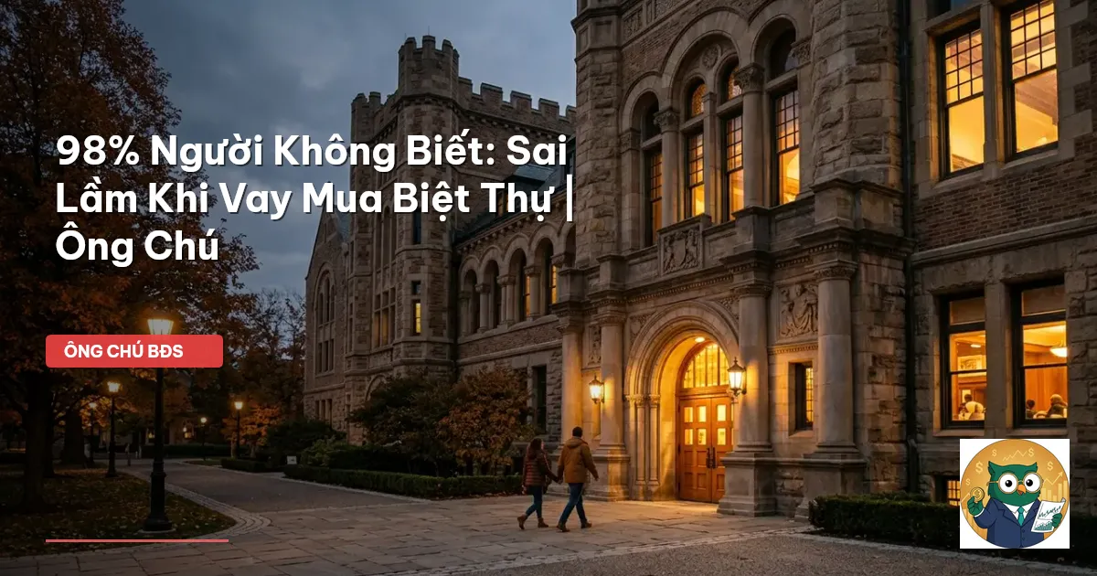 vay mua biệt thự
