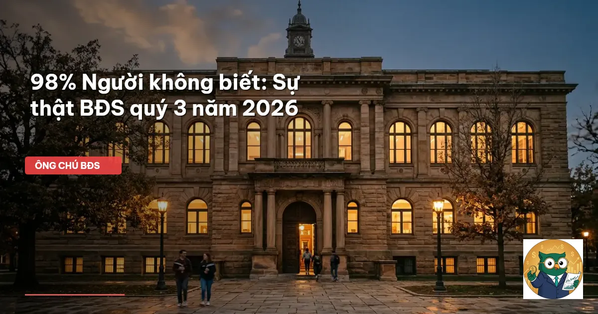 thị trường BĐS 2026