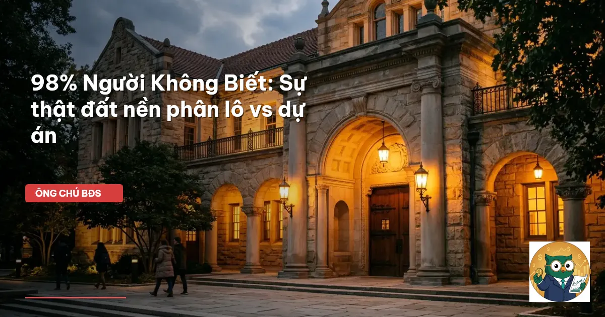 đất nền phân lô