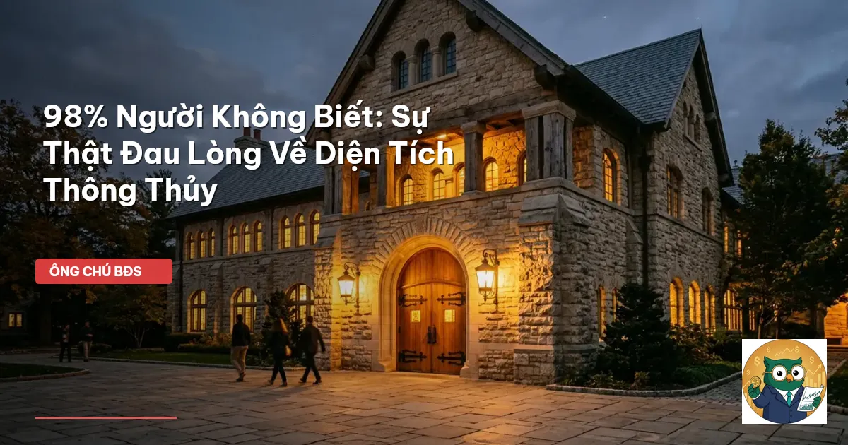 diện tích thông thủy