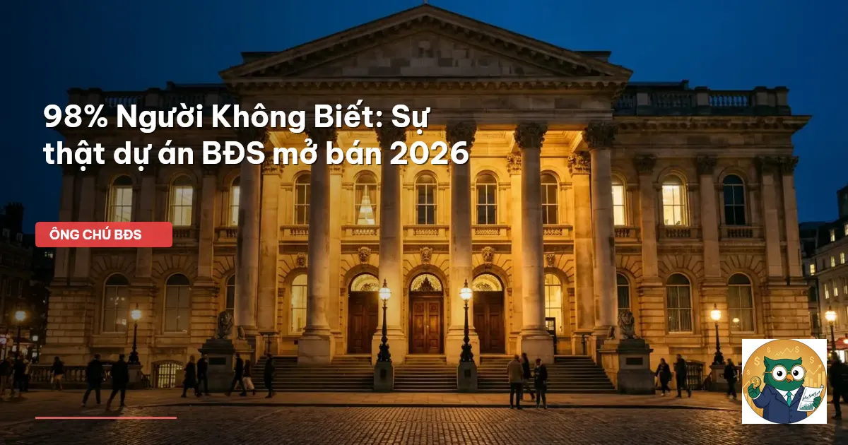 dự án bất động sản mới mở bán 2026