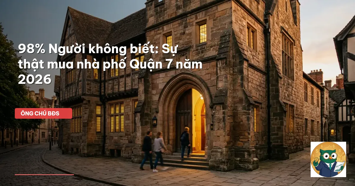 mua nhà phố Quận 7