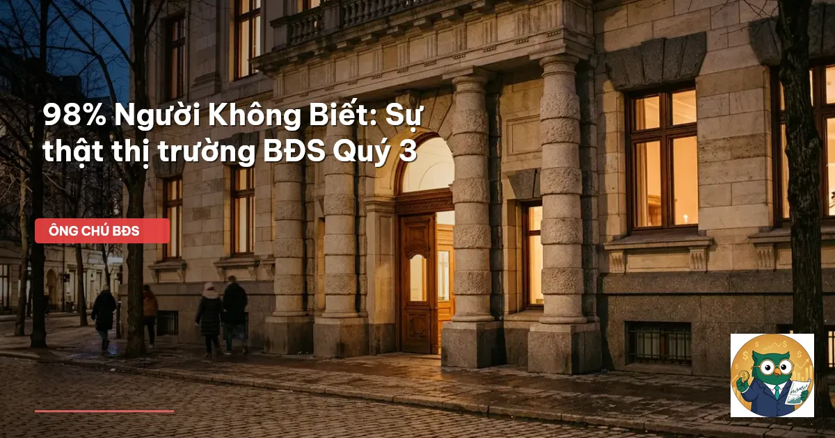 thị trường BĐS Quý 3