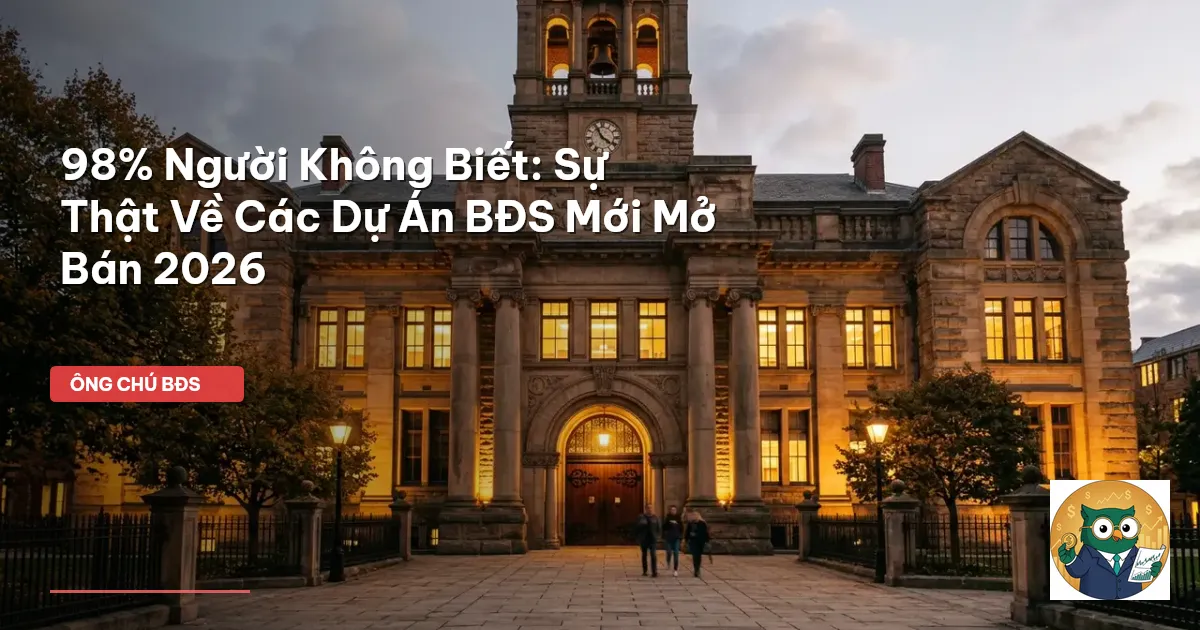 dự án BĐS mới mở bán 2026