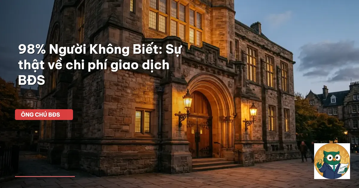 chi phí giao dịch bđs