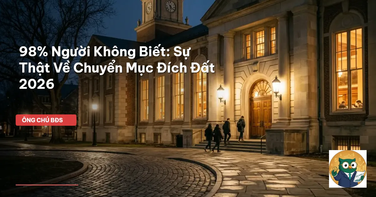 chuyển mục đích đất