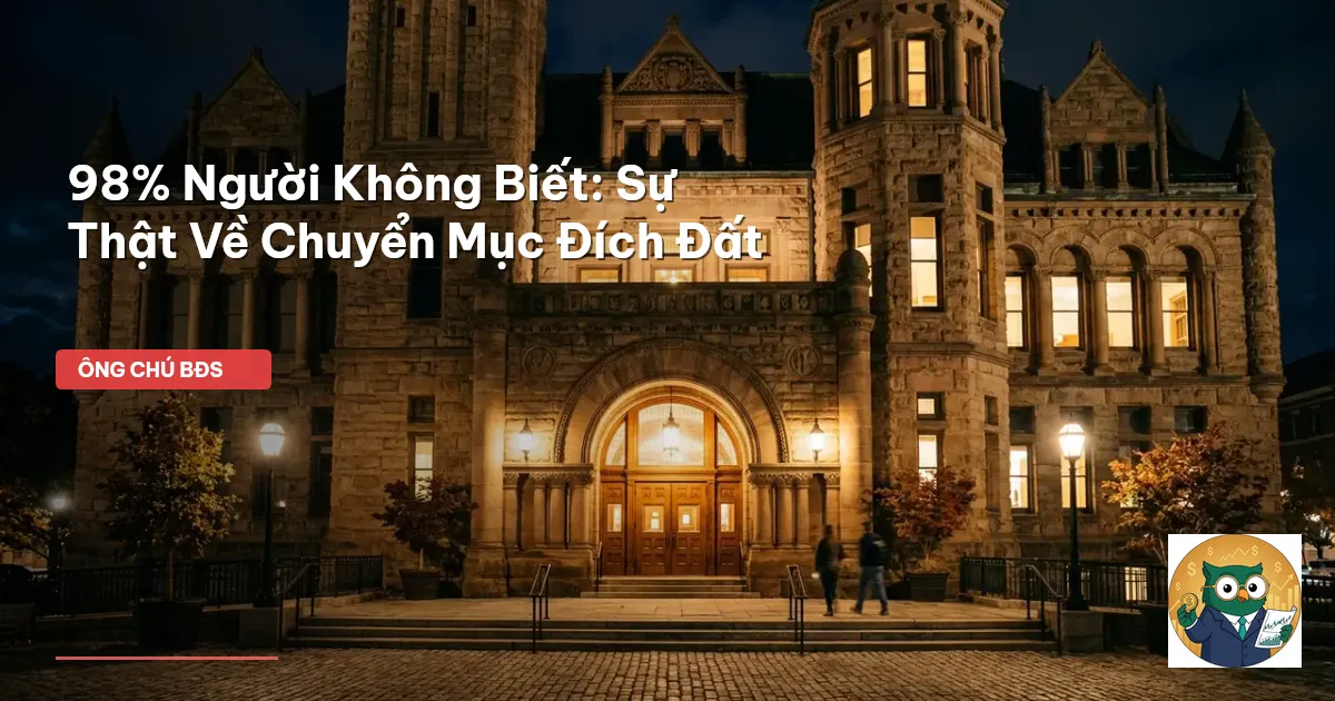 chuyển mục đích đất