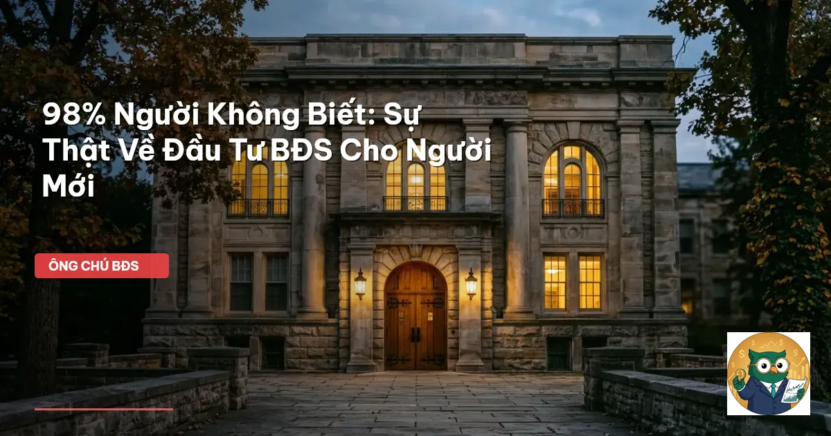 đầu tư BĐS cho người mới