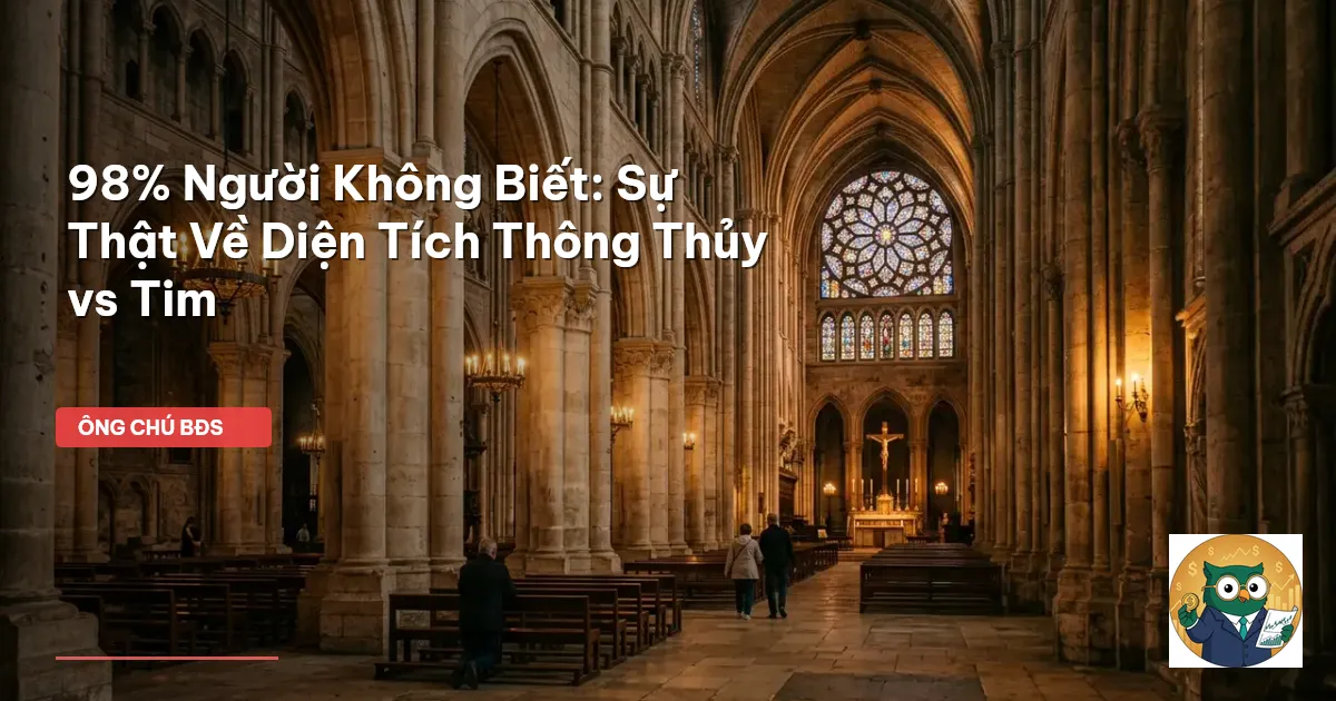 diện tích thông thủy