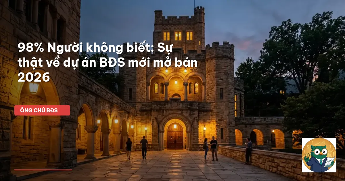 dự án BĐS mới mở bán 2026