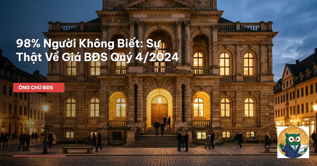 giá BĐS quý 4 2024