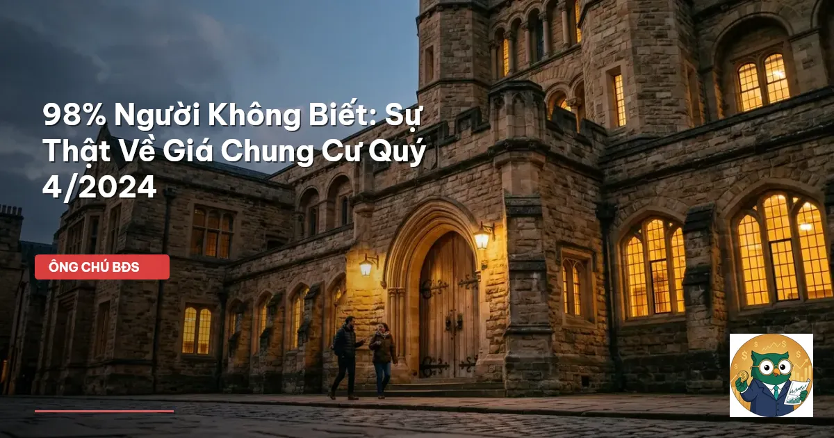 giá chung cư quý 4 2024