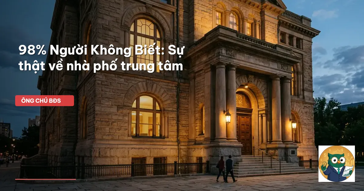 đầu tư nhà phố