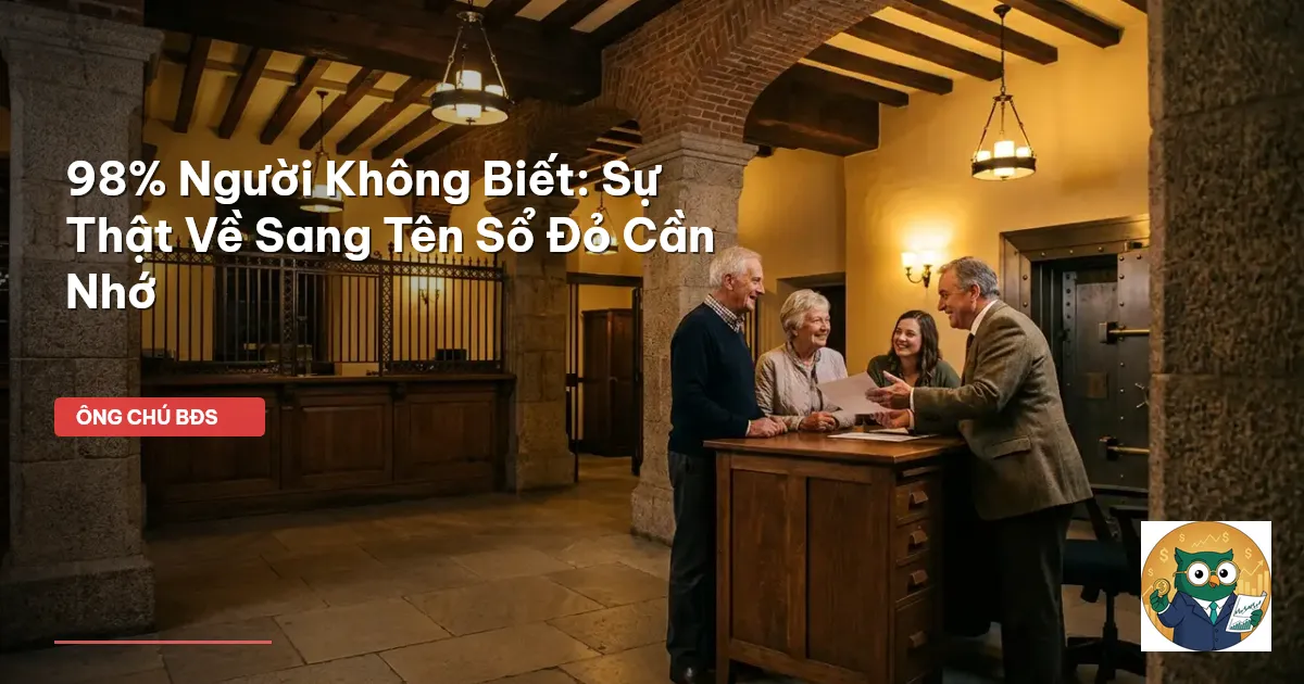 sang tên sổ đỏ