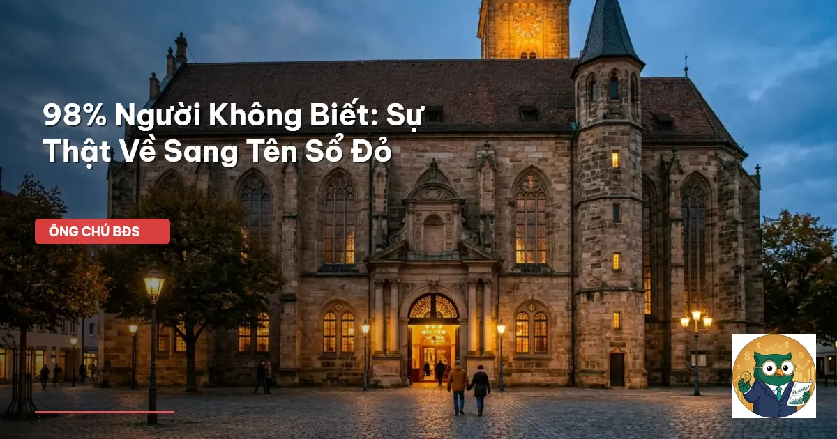 sang tên sổ đỏ