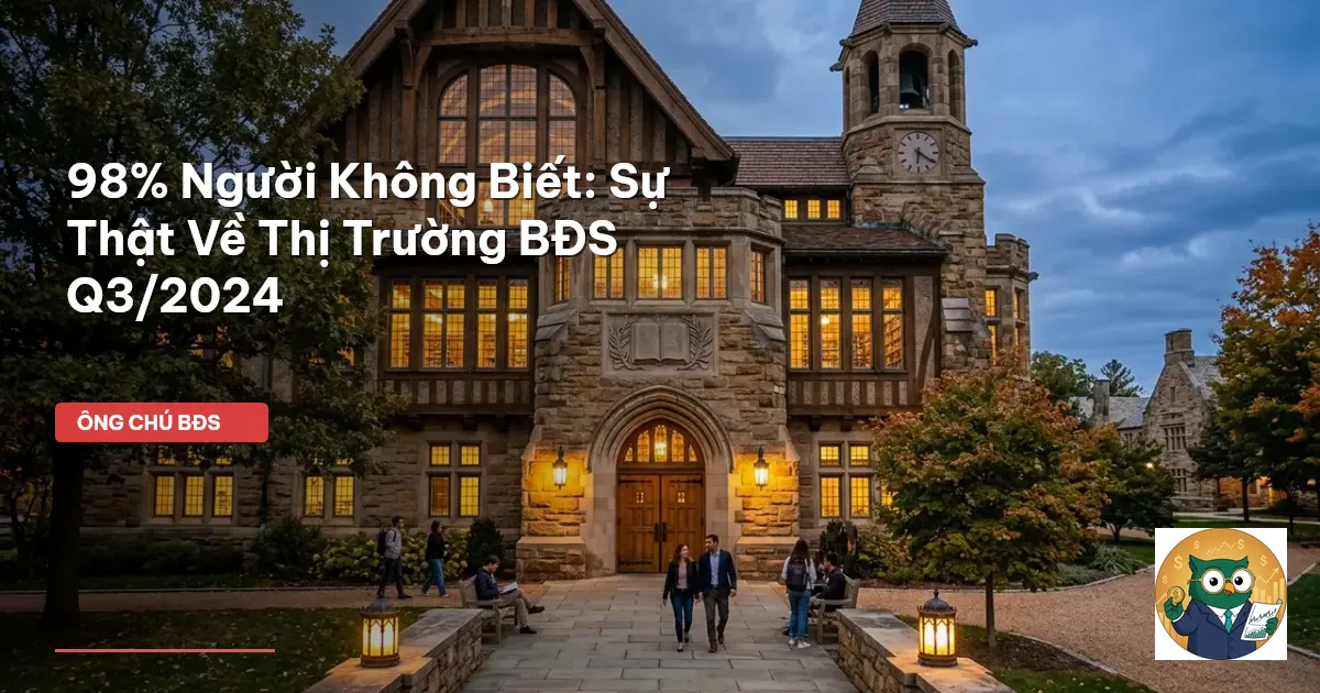 thị trường BĐS Q3 2024