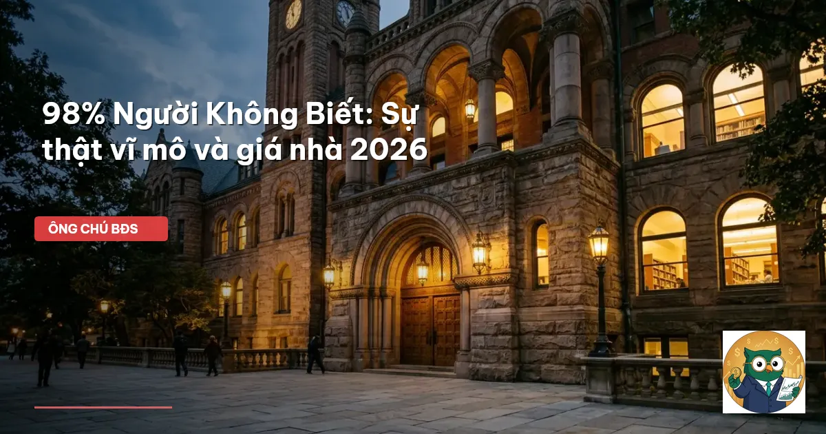 GDP ảnh hưởng giá nhà 2026